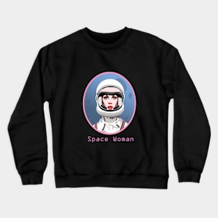 Space Woman Crewneck Sweatshirt